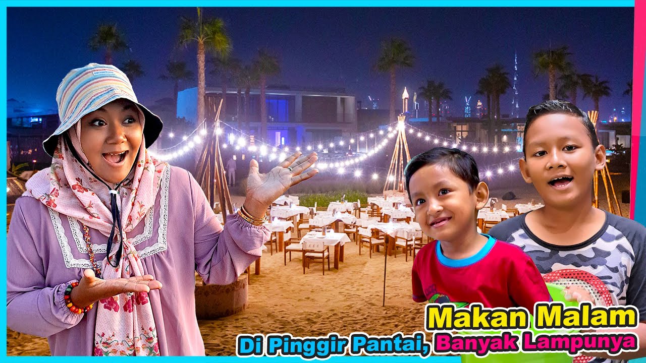 Main Di Pantai Tengah Malam Lihat Kembang Api🍹🥳