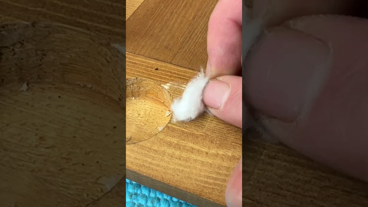 Cotton Wool + Glue = Strongest repair 