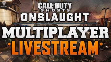 COD Ghosts Onslaught: Multiplayer Maps DLC *LIVE* Michael Myers And Maverick AR Gameplay !!!