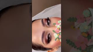 مكياجي على عروستي العسل #makeup #bridal #tutorial #like #fashion #look