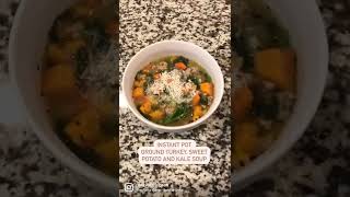 Slow Cooker (or Instant Pot) Sausage, Kale, and Sweet Potato Soup -  Wholesomelicious