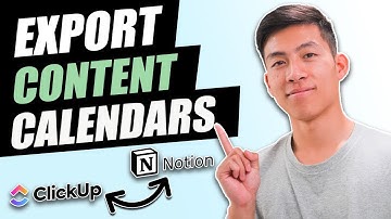 How To Import/Export Content Calendars Between Notion & ClickUp