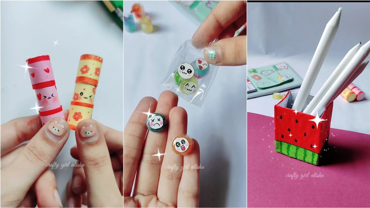 Paper craft/Easy craft ideas/ miniature craft / how to make /DIY/school