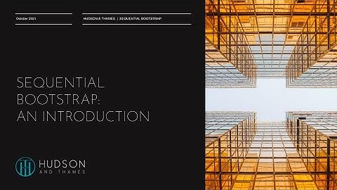 Sequential Bootstrap: an Introduction