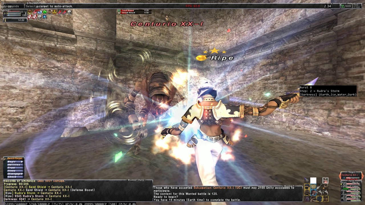 Final Fantasy Xi Thief Solo Centurio Xx I Youtube