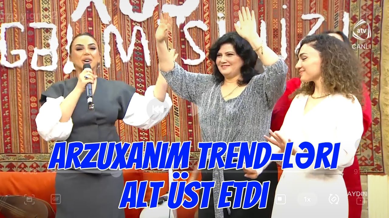 Arzuxanim - Trendleri alt ust etdi (Yaniq keremi , Nedendir , Bele qiz gormemisem