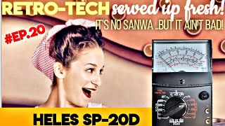 RETRO-TECH ○ HELES SP-20D Analog Meter Mini Review &amp; Teardown! (mid &#39;90s)