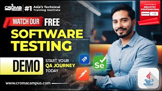 हमारे निःशुल्क सॉफ़्टवेयर परीक्षण पाठ्यक्रम के डेमो सत्र में शामिल हों | क्रोमा कैंपस screenshot 3