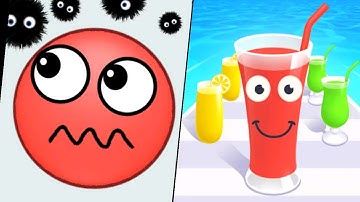 😆📱🎯/ Hide Ball (save the doge & bees) 🆚 juice run Gameplay walkthrough New level