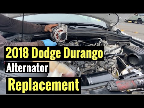 2018 Dodge Durango GT Alternator Replacement - YouTube