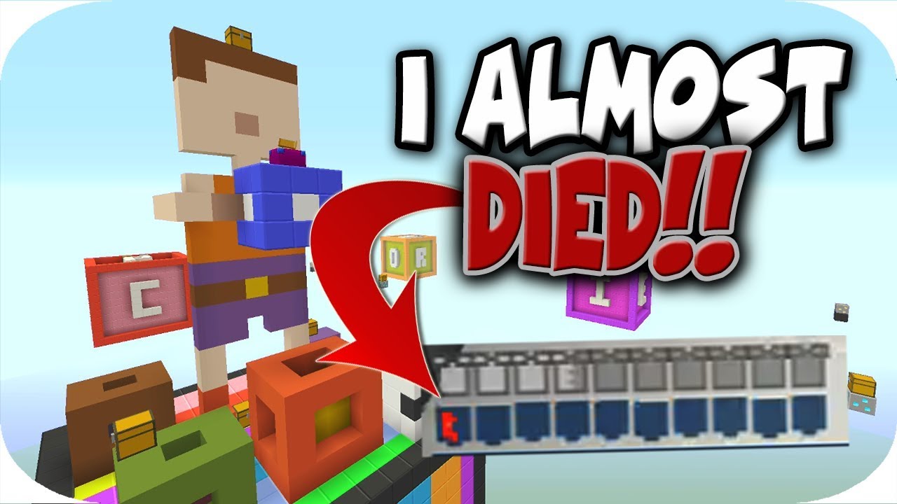 I ALMOST DIED! - THIS GAME IS INTENSE! - (Minecraft Skywars)