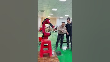 Programming free spraying robot #weldingrobot #industrialrobot #sixaxisrobot #sprayingrobot #robot