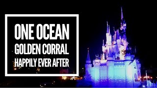 Walt Disney World Orlando Vlog 20 One Ocean Golden Corral Magic Kingdom Fireworks Oct 2018