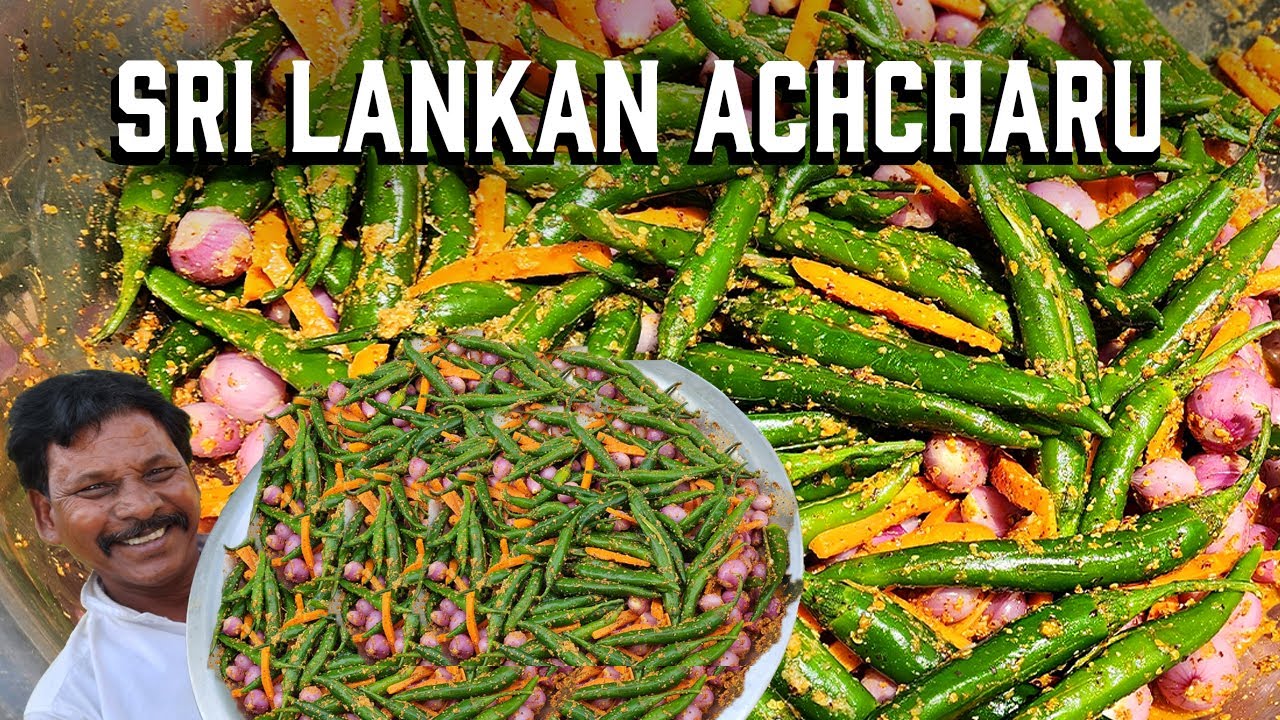 ஸ்ரீலங்கன் அச்சார்  - பச்சை மிளகாய் ஊறுகாய் | Srilankan Style Green Chilli pickle 👌