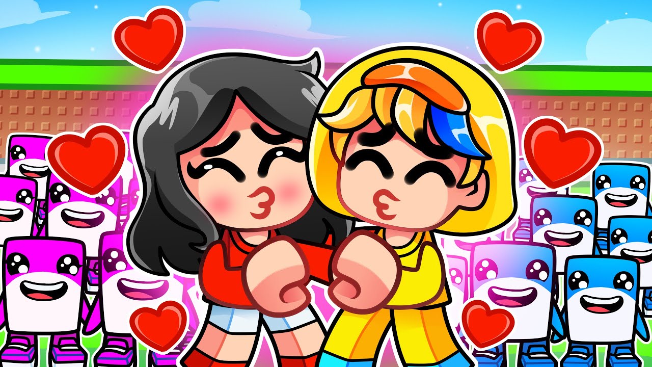 Adotei BRAINROTS com Minha CRUSH no ROUBE UM BRAINROT!