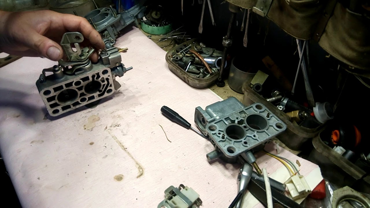 Карбюратор ДААЗ 2140, для Москвич 412, ч2. - YouTube