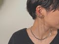 Ear cuffs イヤーカフ｜フープのピアスに見えるイヤリング 　How to layer earrings