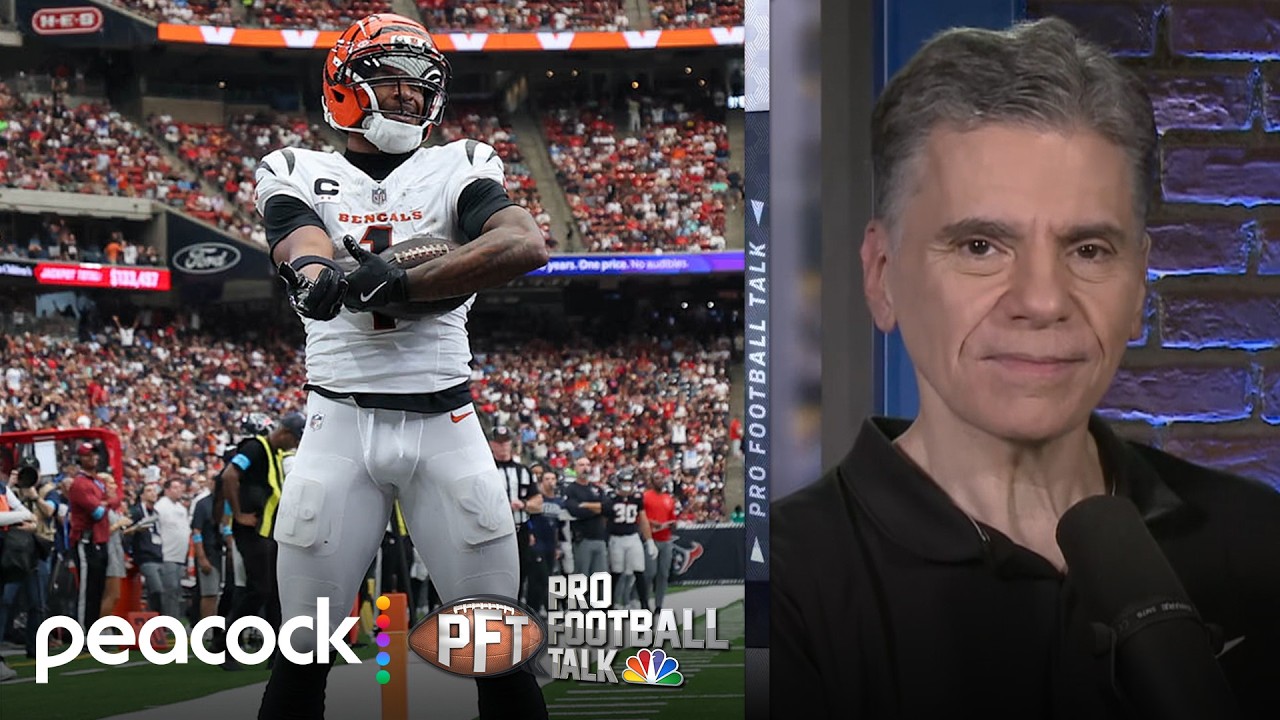 Joe Burrow, Ja’Marr Chase strike twice to drop Texans to 0-2 | Pro Football Talk | NFL on NBC