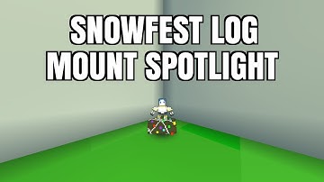 Snowfest Log | Trove Mount Spotlight