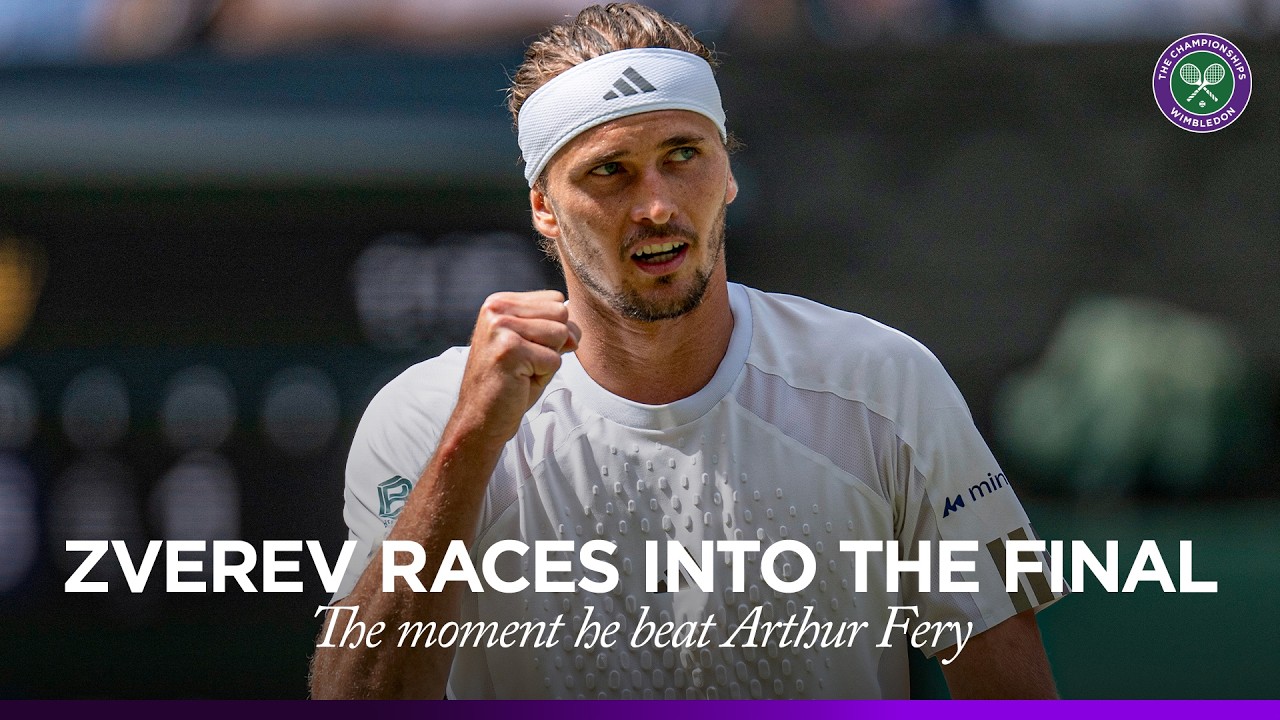 Alexander Zverev races into a maiden Wimbledon Final ⚡️ | Match Point | Wimbledon 2026