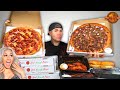 Trying Cardi B’s Favorite Pizza and Wings Mukbang! ..Most Incredible Pizza Toppings? (Most of Menu)