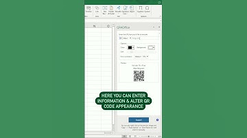 QR code insert into ms excel sheet | ms excel | @techbro2