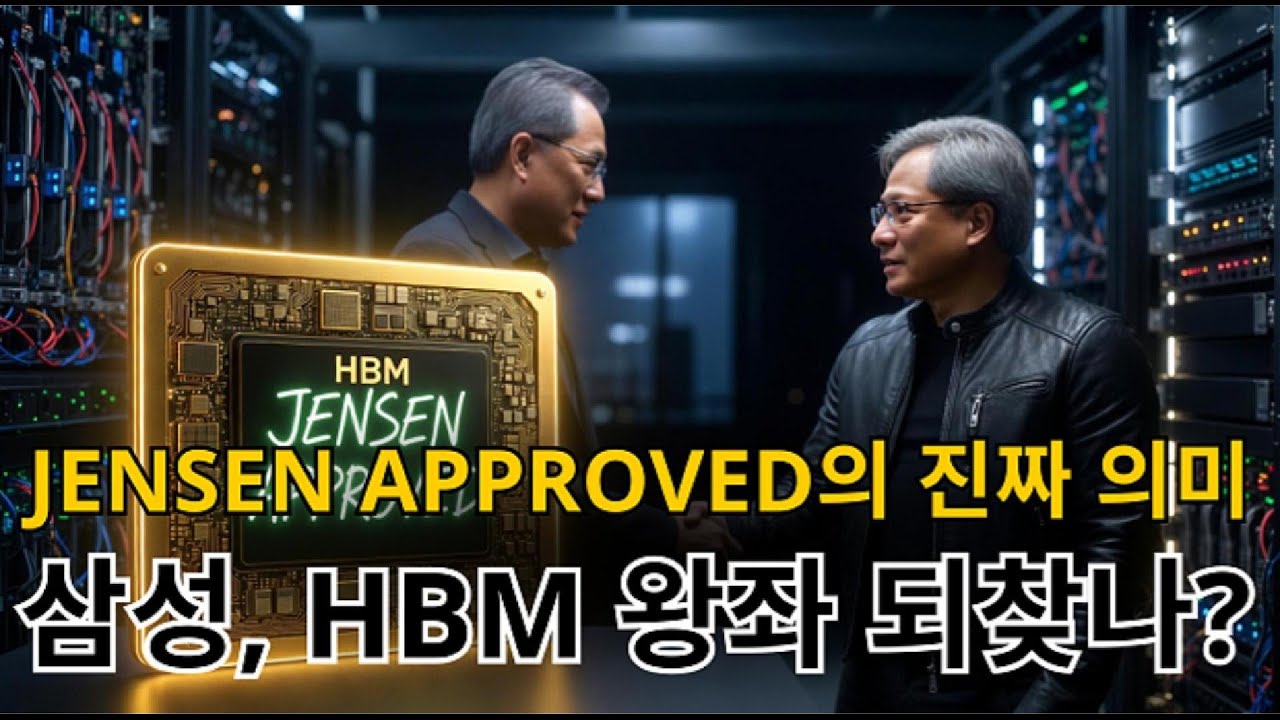 JENSEN APPROVED' 사인, 그 숨겨진 진실은? 삼성, HBM 왕좌 되찾을까?