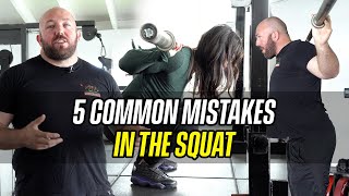 5 Common Mistakes in the Squat