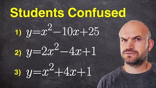 Student Mistakes with COMPLETING THE SQUARE