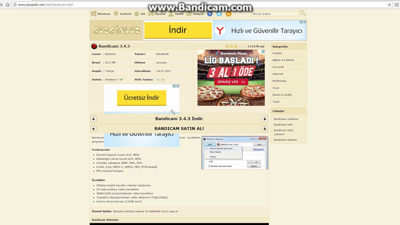 bandicam download gezginler bandicam download gezginler
