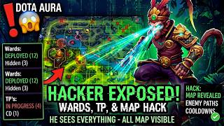 MONKEY KING HACKER?! 😱 He Sees EVERYTHING – WARDS, TP &amp; MAP HACK EXPOSED! | Dota 2