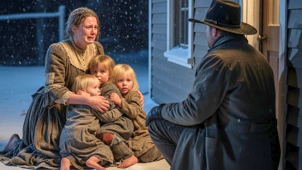 On Thanksgiving Eve, She Knocked With Three Starving Kids — The Rancher Said, “Sit And Eat.”