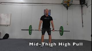 Clean Mid-Thigh High Pull