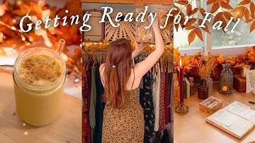 Getting Ready for Fall 🍂 Cozy Autumn Reset, Bucket List & Fall Decor Shopping