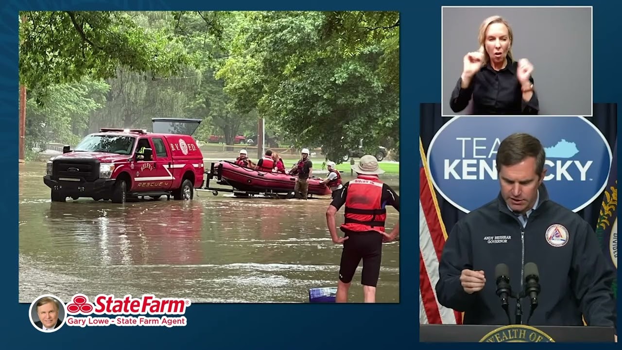 Governor Gives Update on Eastern Kentucky Flooding