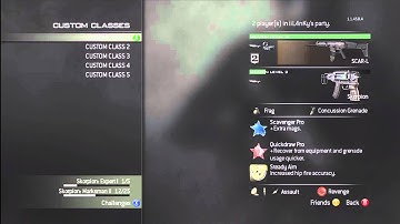 MW3 Custom Classes