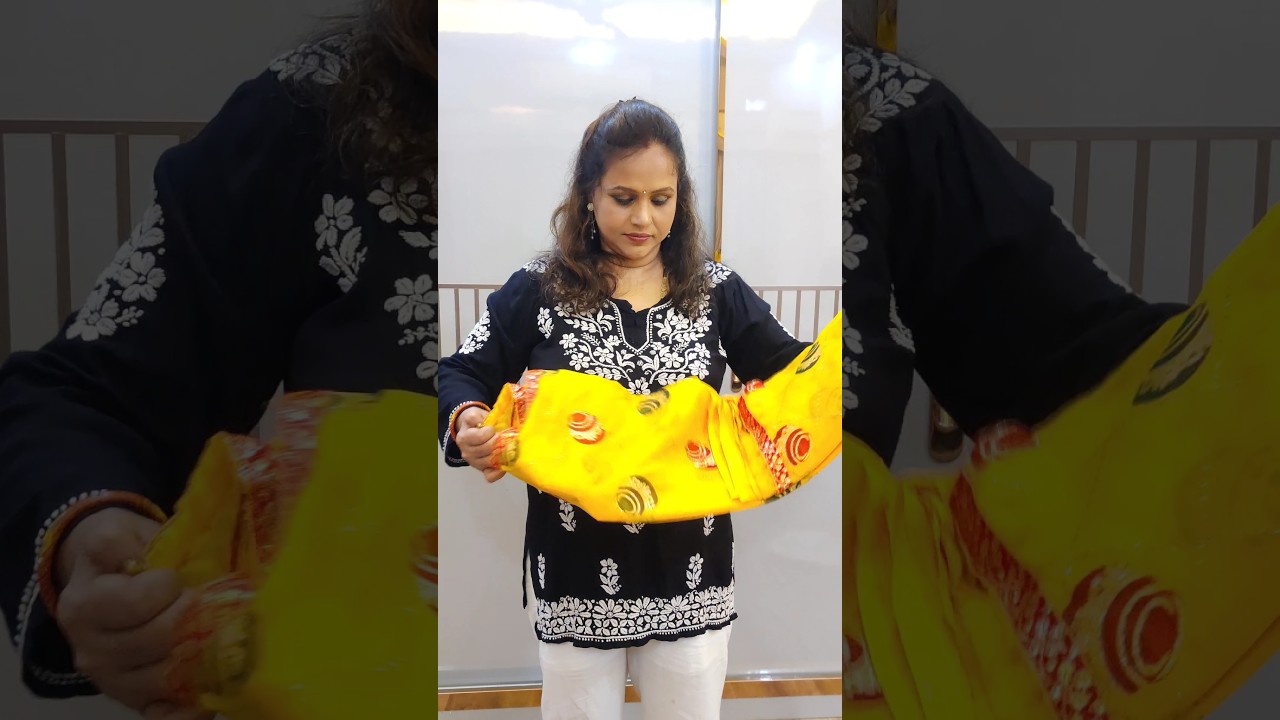 Meesho Yellow Saree Haul 2| Saree for Haldi 