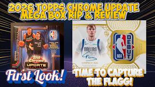 🚨FIRST LOOK! 2026 Topps Chrome Update Basketball Mega Box Rip & Review | Cooper Flagg Chase Begins!