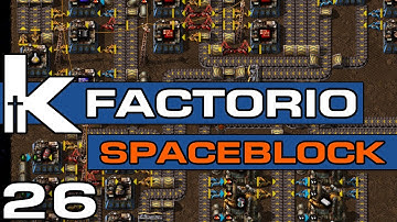 Factorio Spaceblock - Ep 26 | Yellow Fluids & Smelting | Modded Factorio 0.18