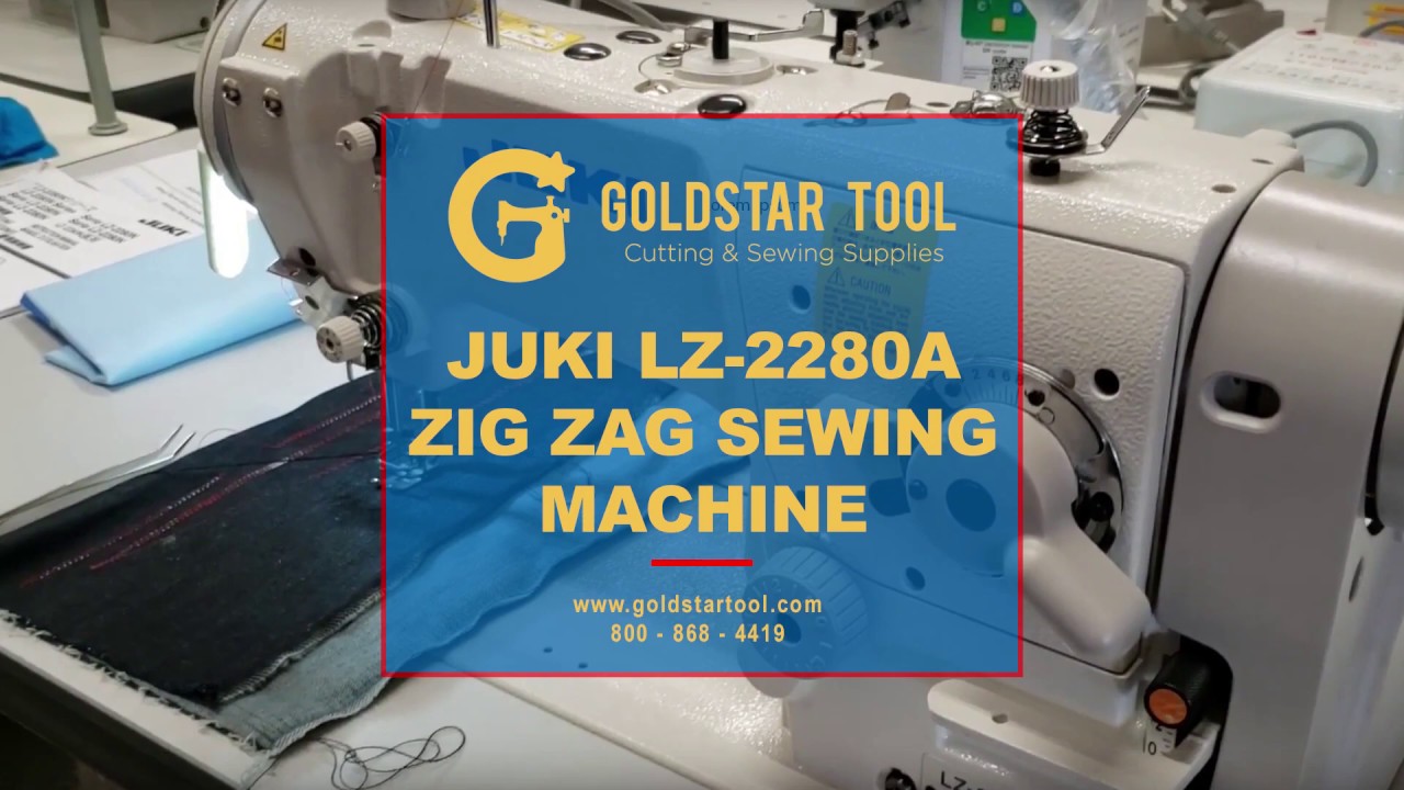 Juki LZH-1290U Single Needle ZigZag lockstitch With Large hook (Setup with  table, motor and stand)