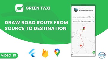 Draw Road Route From Source to Destination || Taxi App Flutter