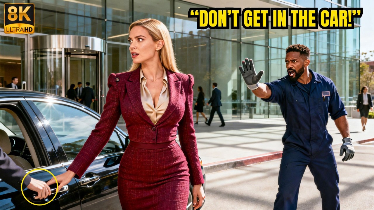 “Don’t Get in the Car!” A Single Dad Janitor Screamed — What the CEO Did Next Shocked the Company