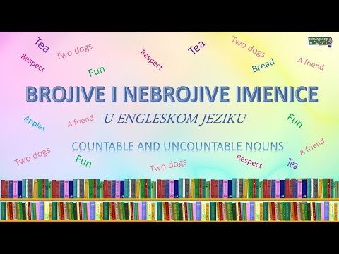 Brojive i nebrojive imenice u engleskom jeziku | Countable and Uncountable Nouns
