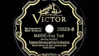 Video thumbnail of "1937 HITS ARCHIVE: Marie - Tommy Dorsey (Jack Leonard & Band, vocal)"
