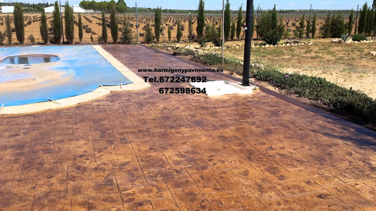 Como Se Hace Hormigon Impreso MONTYSOL DE ESPUÑA,Murcia Tel.672247692