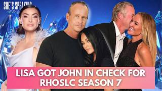 Lisa Got John Barlow in CHECK for RHOSLC Season 7
