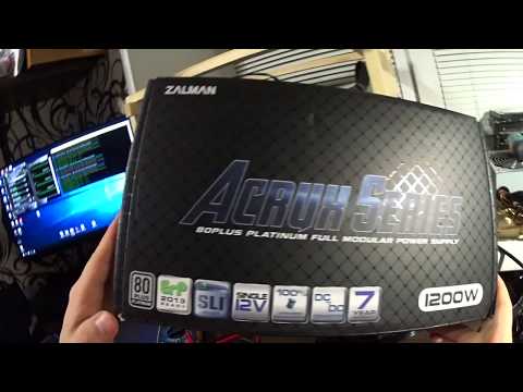 Обзор Zalman Acrux Series 1200w и тест под нагрузкой