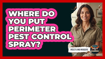 Where Do You Put Perimeter Pest Control Spray?
