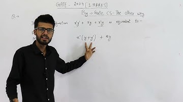 Gate 2004 pyq DIGITAL | The Boolean function x’y’ + xy + x’y is equivalent to