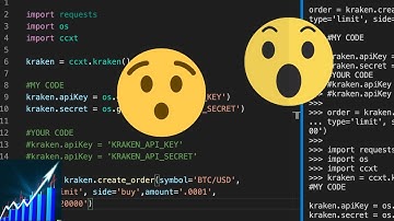 Learn Crypto Algo Trading in 58.101 seconds!!! (Python)